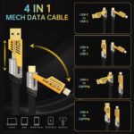 4 in 1 Charging Cable - 65 Watt